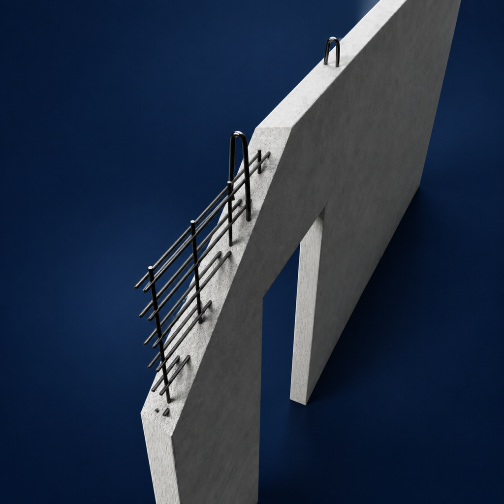 Solid Wall — prefabrikovaná plná železobetónová stena